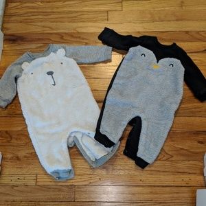 2 Gap 6-12 month one pieces!